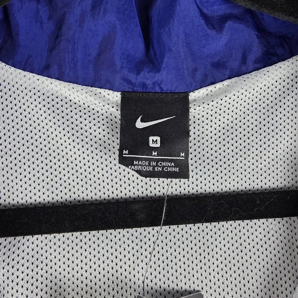 Nike Sportwear Track Jacket Mens M Blue Red White Basketball Stars Loose Fit